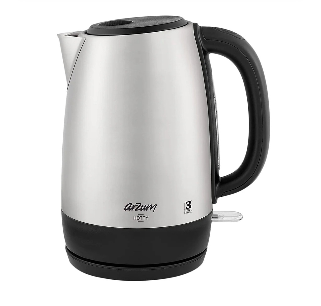 Arzum kettle 1.7Liter 2200w - stainless