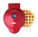 Dash Compact Waffle Maker - Red