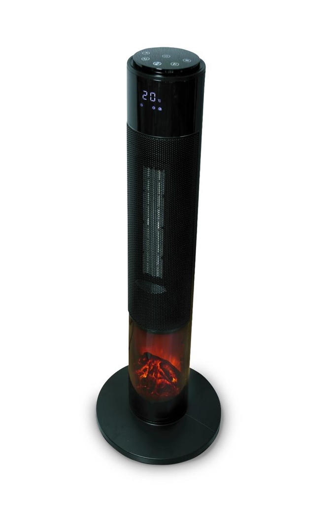 Tekmaz Vertical Ceramic Heater 2200W Black (NEW)