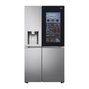 LG Refrigerator InstaView SideBySide 598Liter UVnano ThinQ - Silver (NEW)