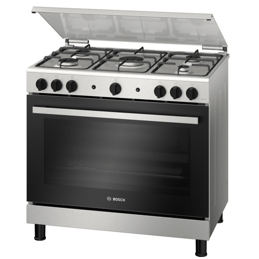 Bosch Gas Cooker 90cm 125Liter - Stainless Steel
