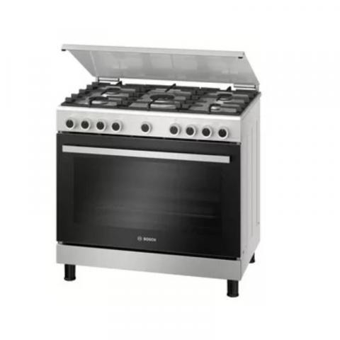 Bosch Gas Cooker 90cm Full Safety 125Liter Series 4 Stainless Steel