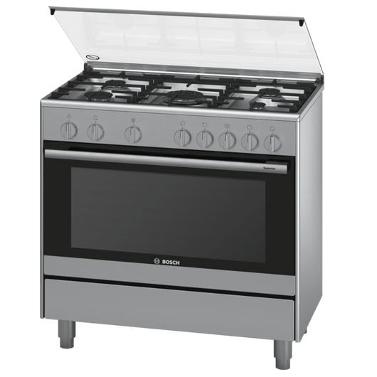 Bosch Gas Cooker Full-Safety 90cm 112Liter Serie2 Stainless Steel