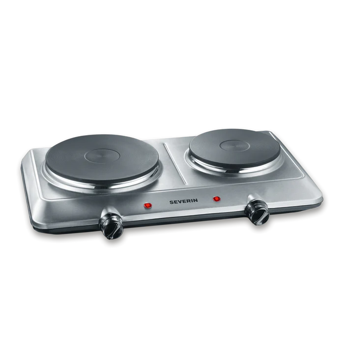 Severin Double Hot Plate 2500W - Stainless Steel | HOT PLATES
