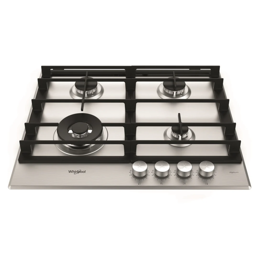 Whirlpool Gas Hob 60cm Stainless Steel  iXelium