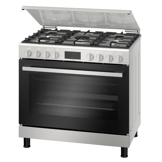 Bosch Gas Cooker Serie6 90cm LED 125Liter SS