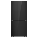 Hisense Refrigerator Four Door 456Liter Black Glass