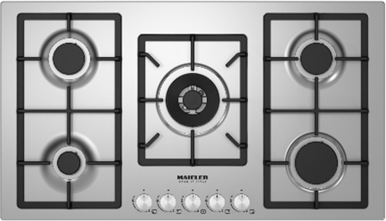 Maieler Hob 90cm Inox
