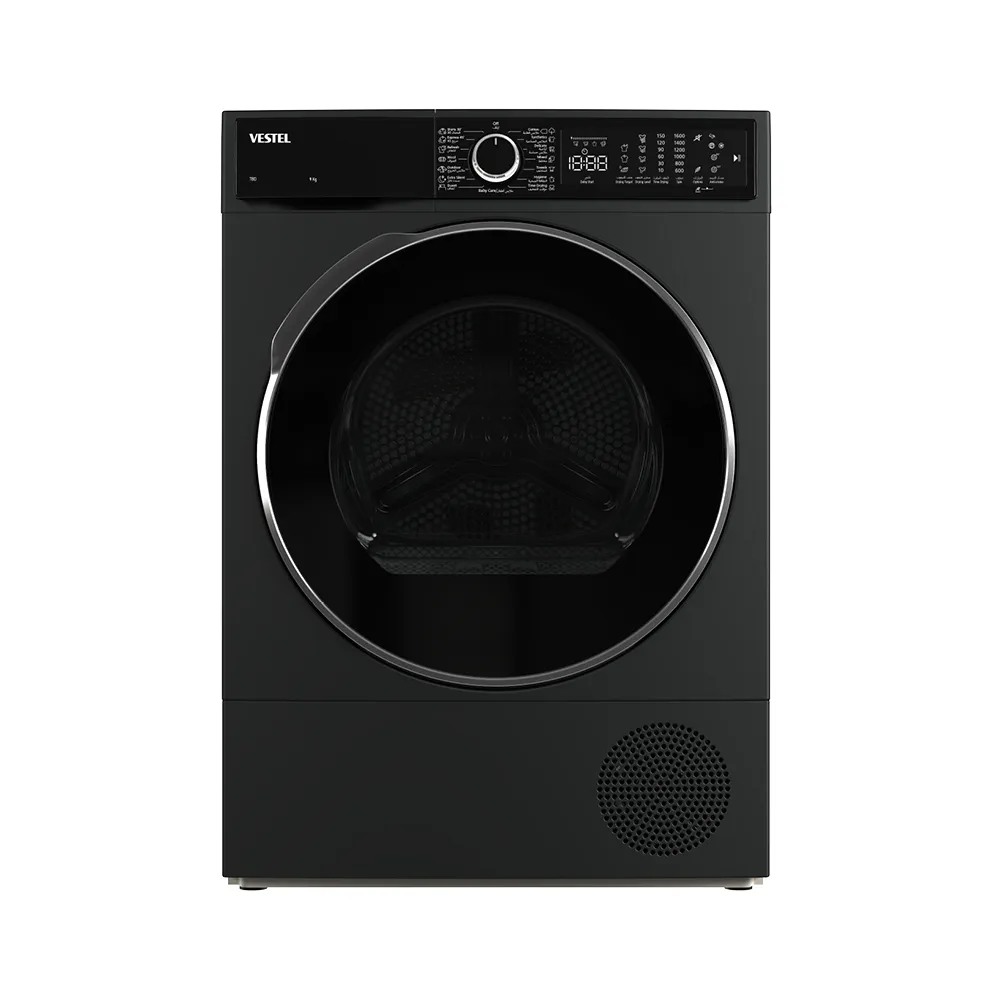 VESTEL Dryer 9Kg A+++ Dark Silver