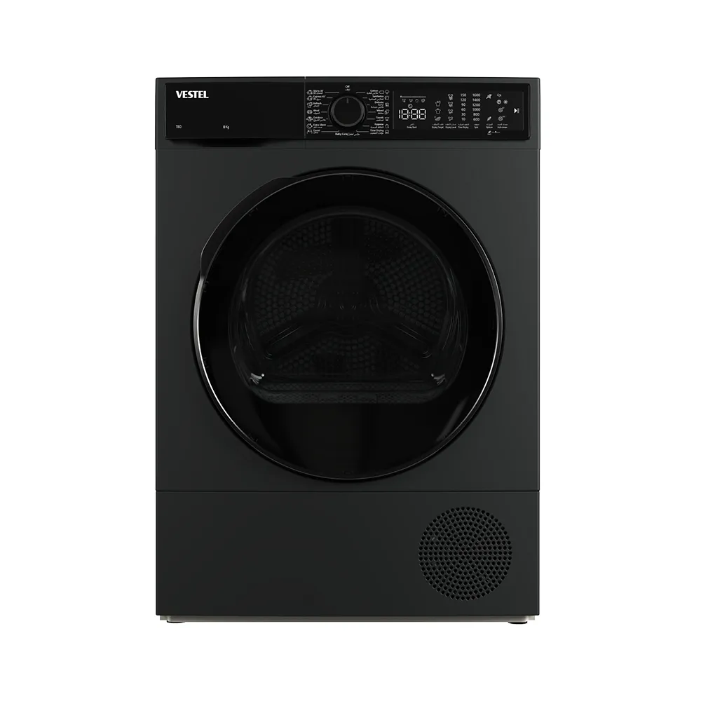 VESTEL Dryer 8Kg A+++ Dark Silver