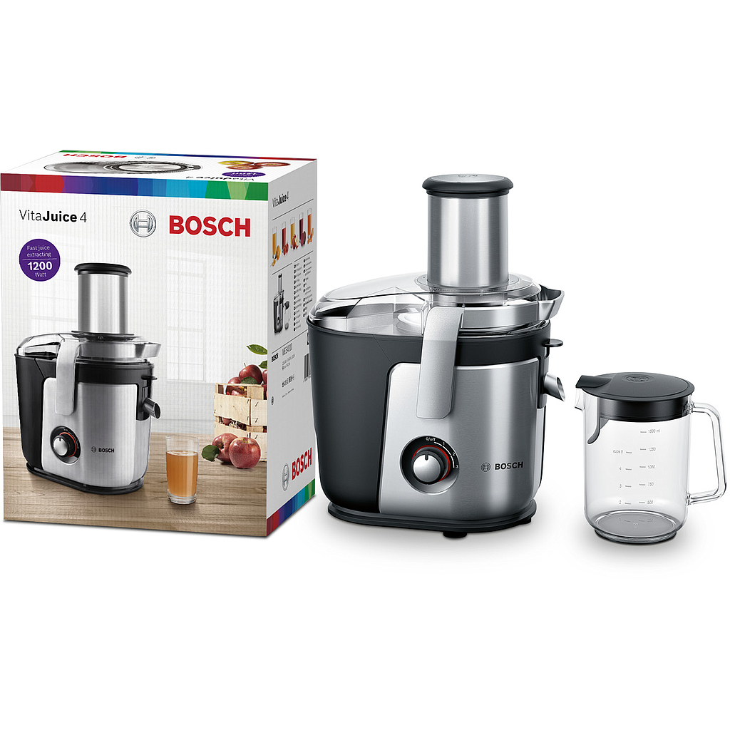 BOSCHبوش عصارة 1200واط سلفر | SMALL APPLIANCES