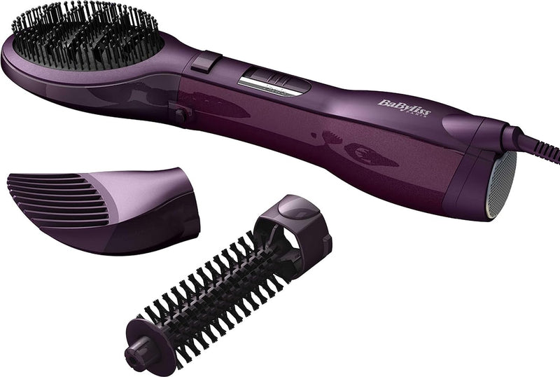 BaByliss Hair Brush 200°C 1000W 3Heat Settings and Temp AS115PSDE