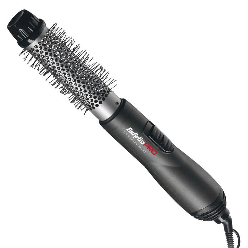 babyliss pro rotating air styler hair brush titanium 700 w bab2676tte