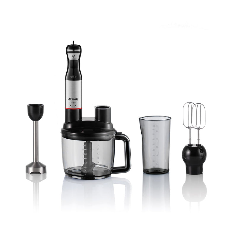 Arzum Forte Multi Hand Blender Set 1000W - Black
