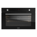 SuperChef Built-in Gas Oven 90cm 125Liters XXL 3Fans Digital - Black