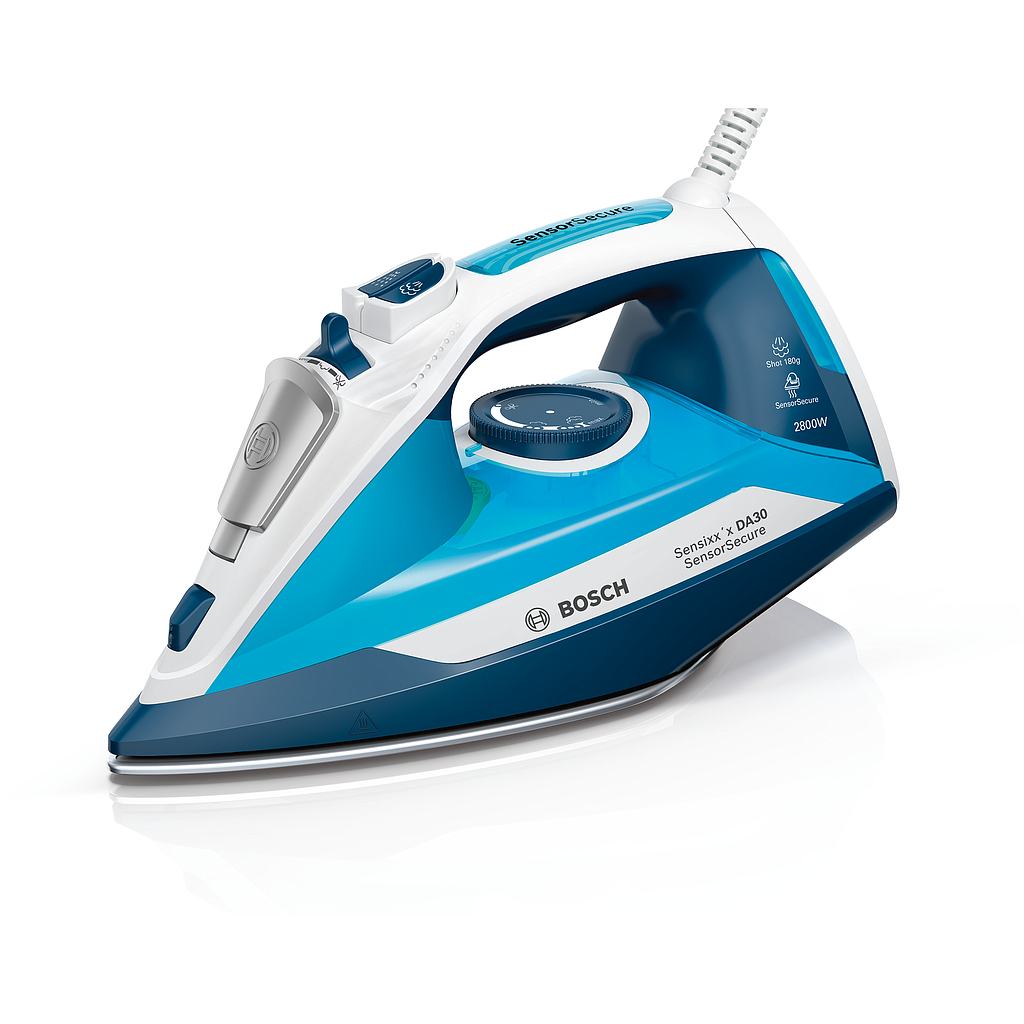 BOSCHبوش مكواة 2800واط لون ازرق | STEAM IRONS