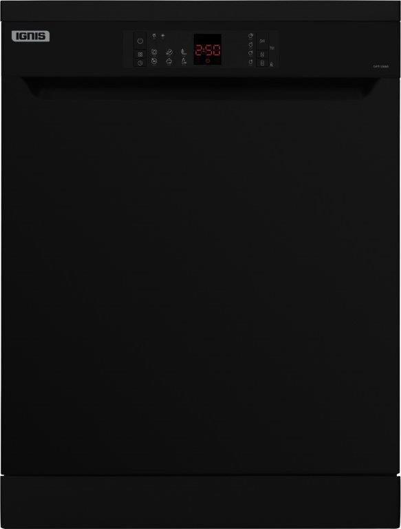 Ignis Dishwasher 6 programs 3 sprays Black