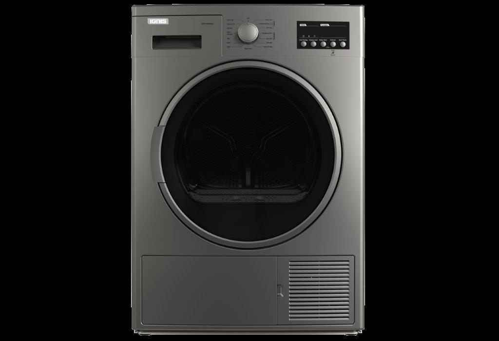 Ignis Dryer 8Kg Heat Bump A++ Silver