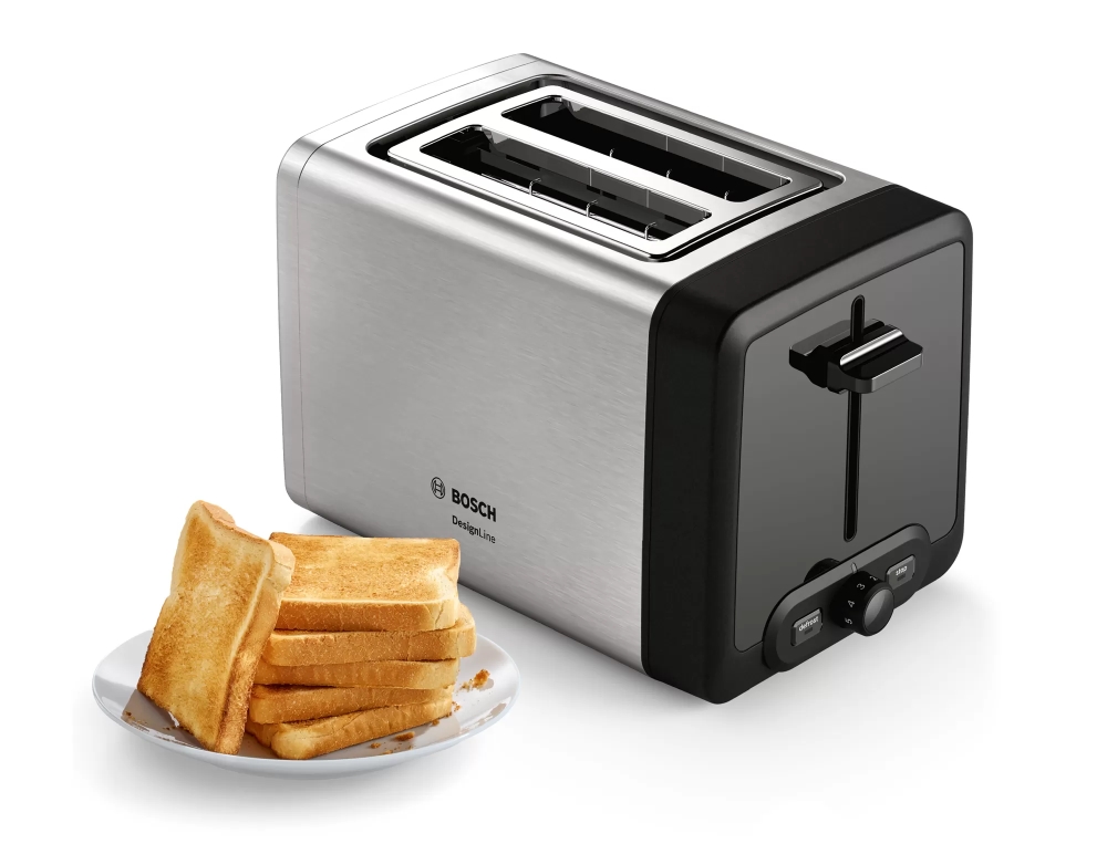 BOSCHبوش توستر 970واط لون ستيل | TOASTERS