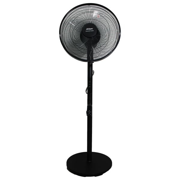 Arzum Stand Fan 16" with Remote - Black