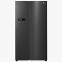 SideBySide Refrigerator 623Liters - Black