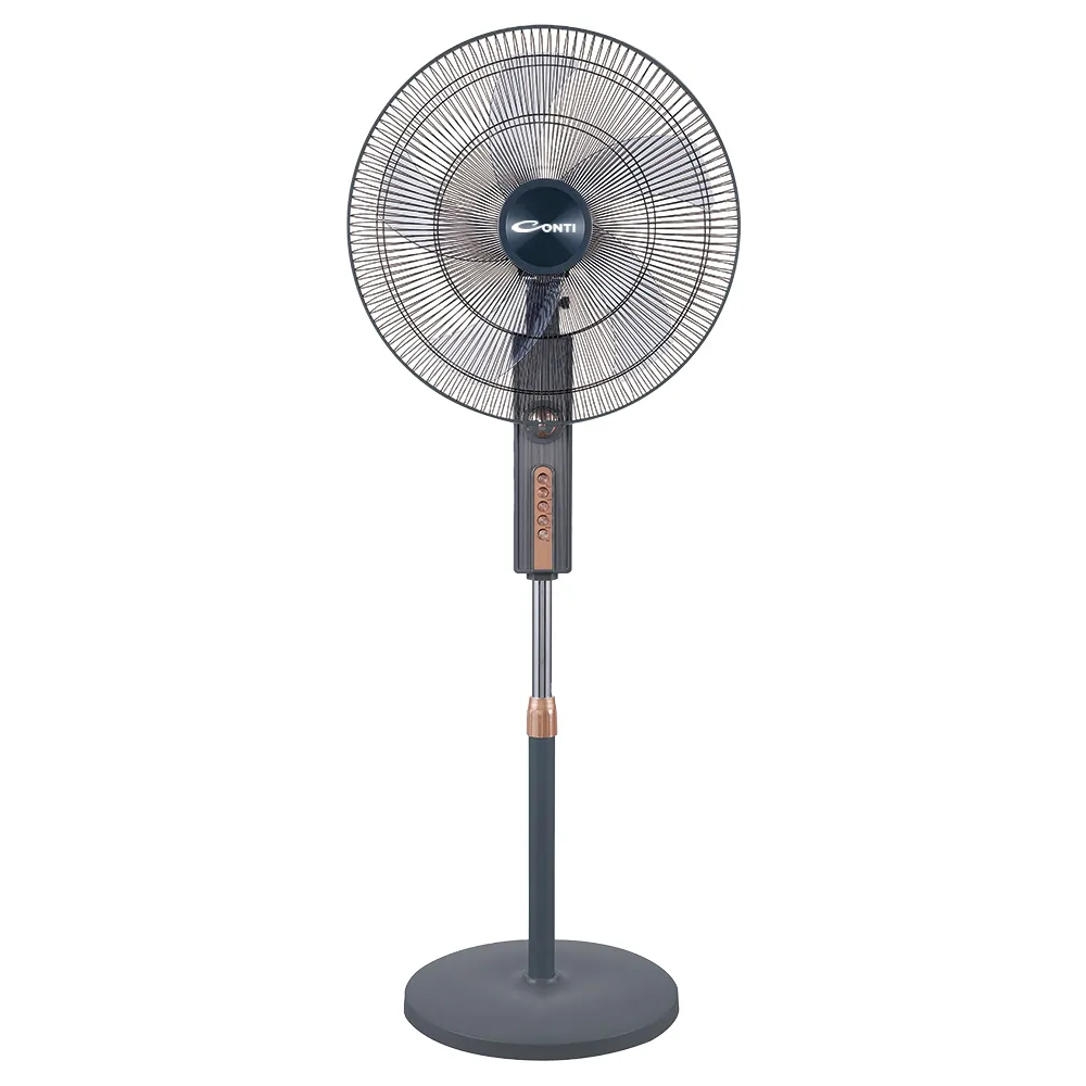 conti stand fan 18" 7 blade 4 speed remote control - black (sf18003 bc)