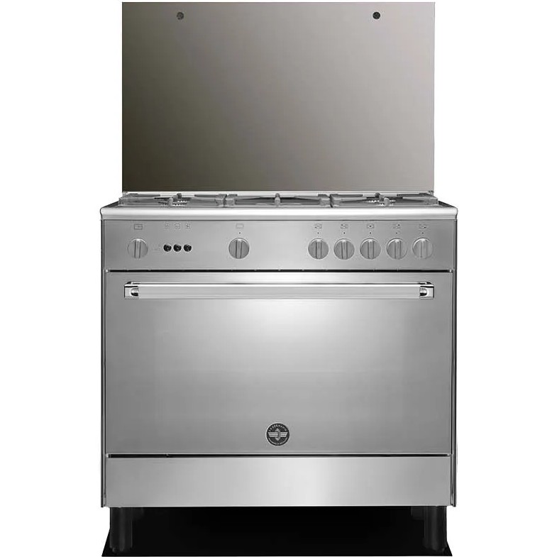 LaGermania Gas Cooker 5Burners Full Safety- Stainless Steel