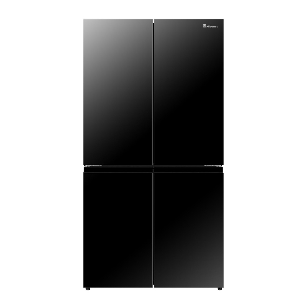 Hisense Refrigerator Four Door 583L - Black Glass