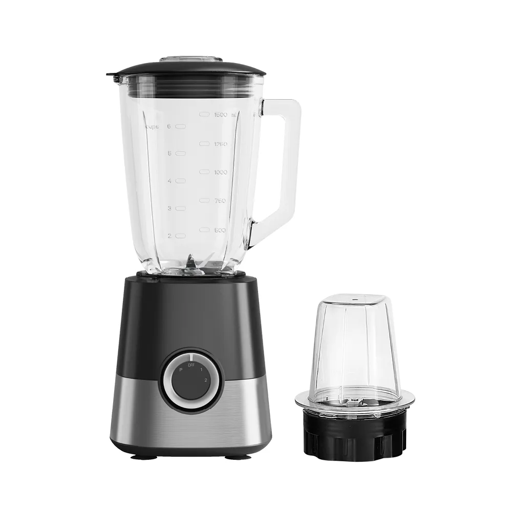 Conti blender glass jug 800w 6 blades - black