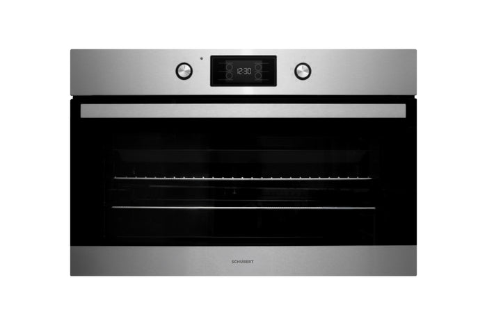 Schubert Built In Elec Oven 90cm 105Lit S.Steel-Digital Screen-Auto-Off " Grill+Oven" - S.Steel 