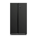Chiq Side by Side Refrigerator 525Liter - Black