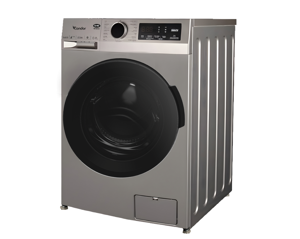 Condor Washing Machine 12kg 1400 RPM A+++ Dark Silver