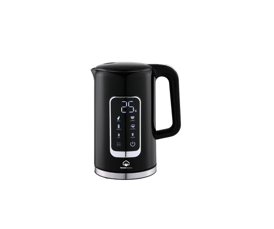 Home Electric Digital Kettle 1.7L Black