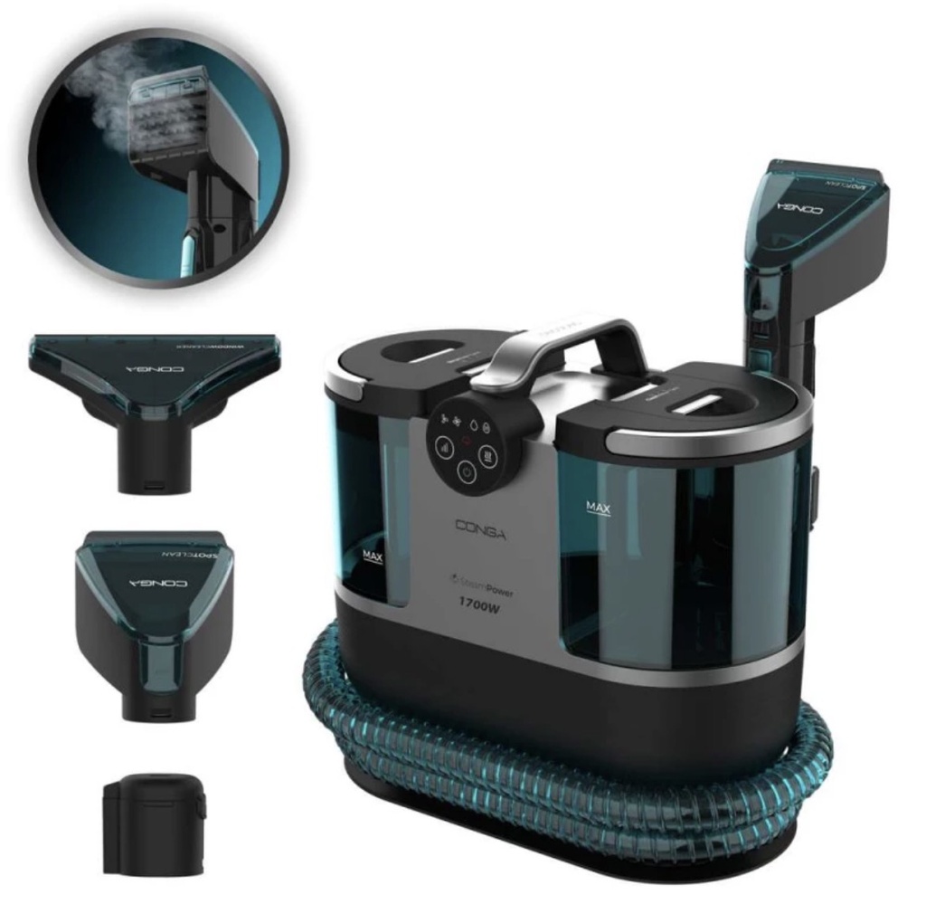 cecotec conga 2000 carpet spot & clean portable carpet cleaner - black