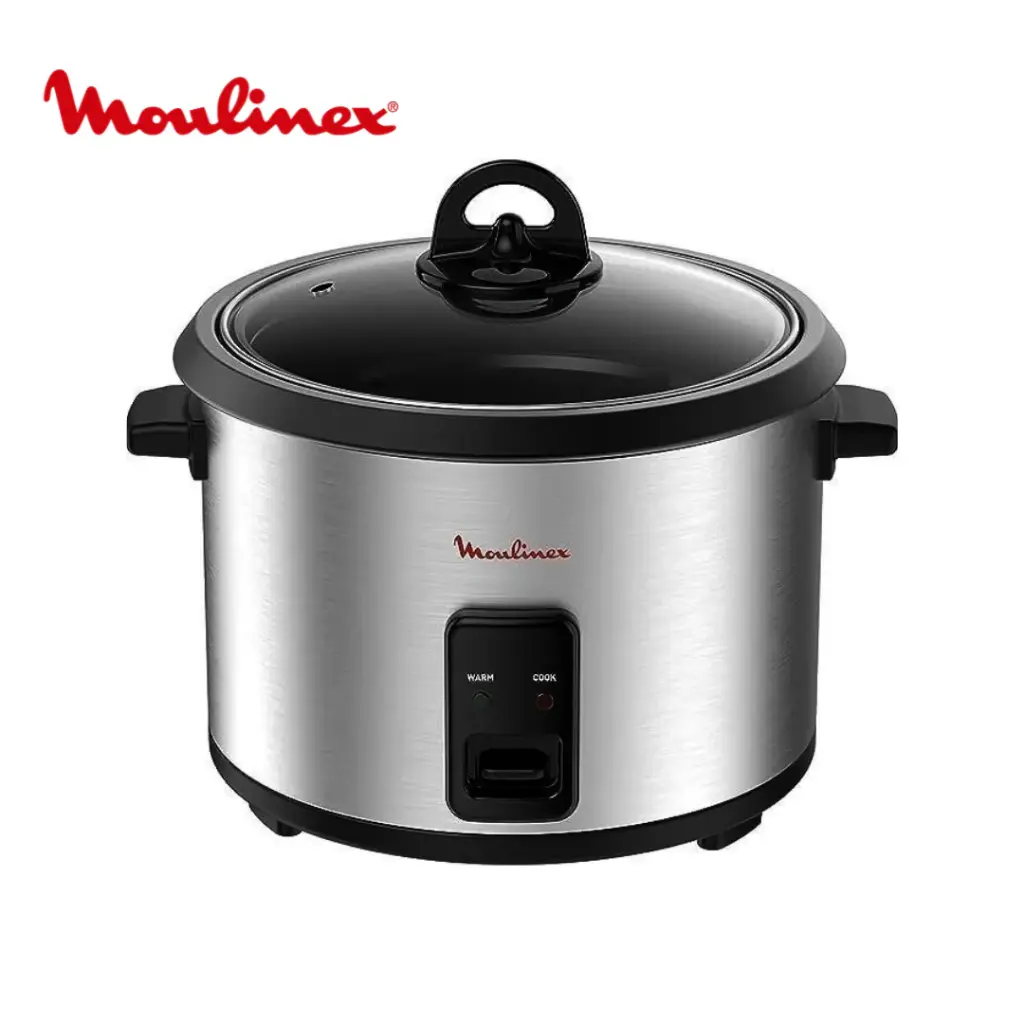 Moulinex Easycook Rice Cooker 1.8L 700W - Silver (MK123D27)