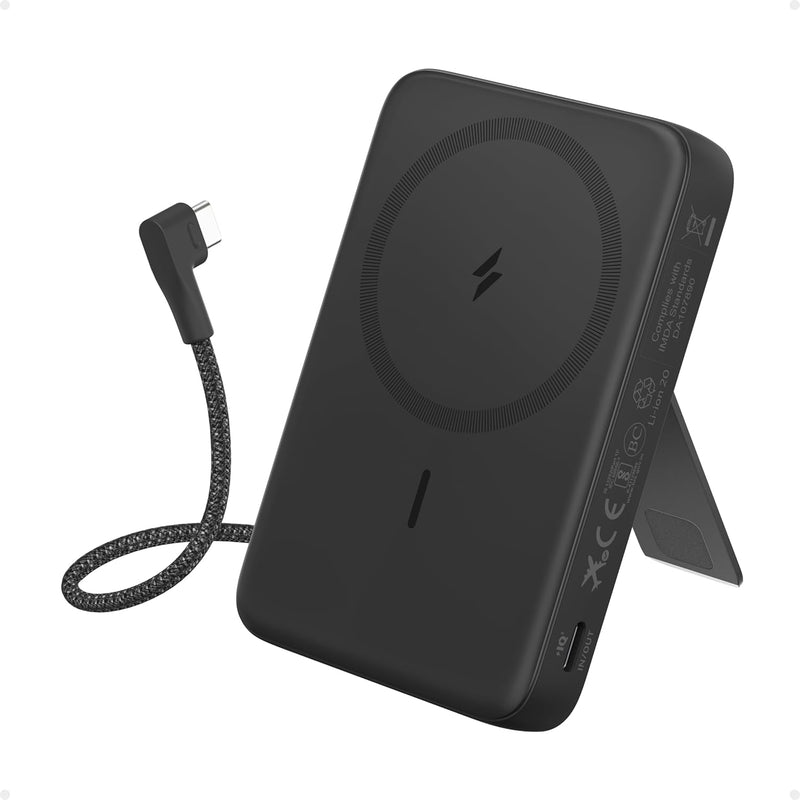 Anker zolo Power Bank (10K, Magnetic, Built-In USB-C Cable)  A1685H11