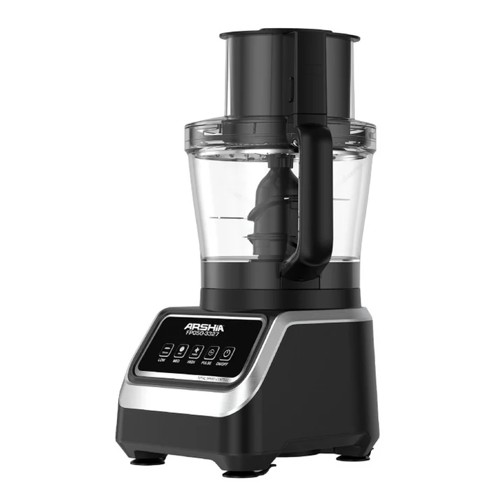 Arisha 10in1 Food Processor 2.5L 1000W - Black