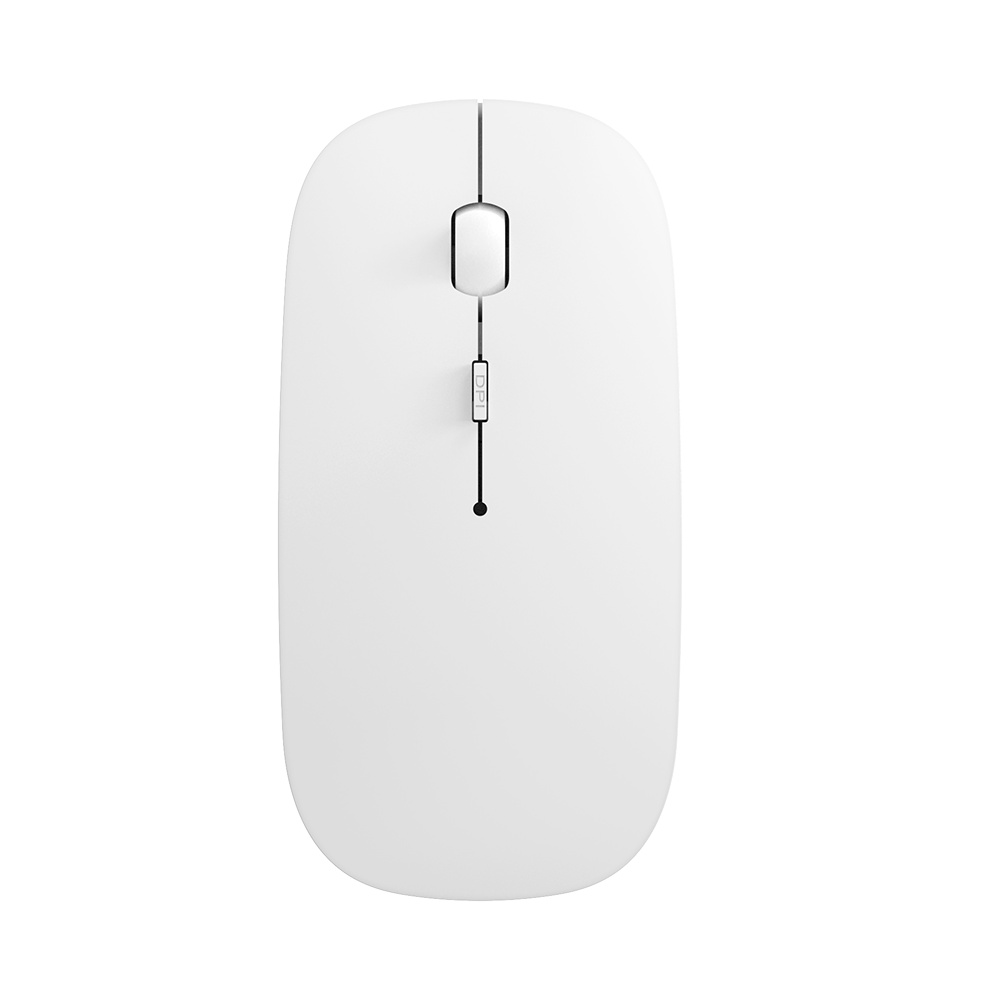 WIWU Dual Mode Pro – Bluetooth & 2.4 GHz Wireless Mouse - White WM101
