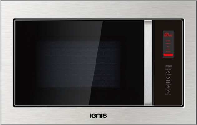 Ignis microwave oven 31liter built-in stainless