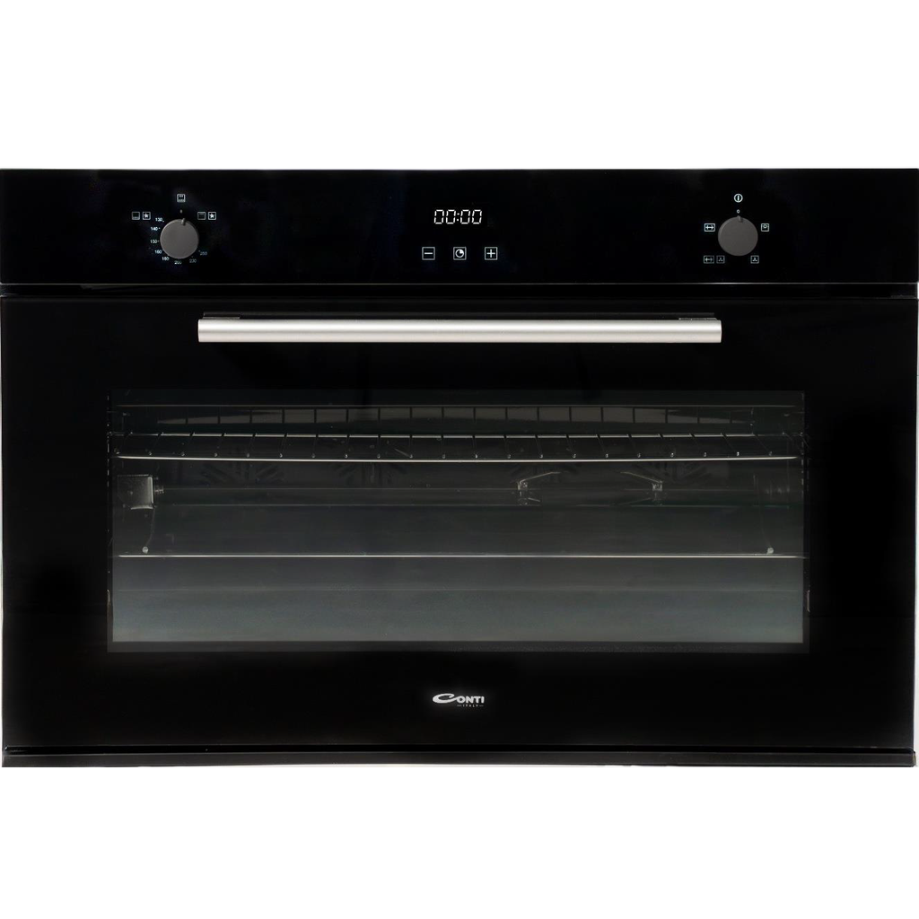Conti Built in Gas Oven Digital 90cm 125 Liter - Black (OGD 9406 BK)