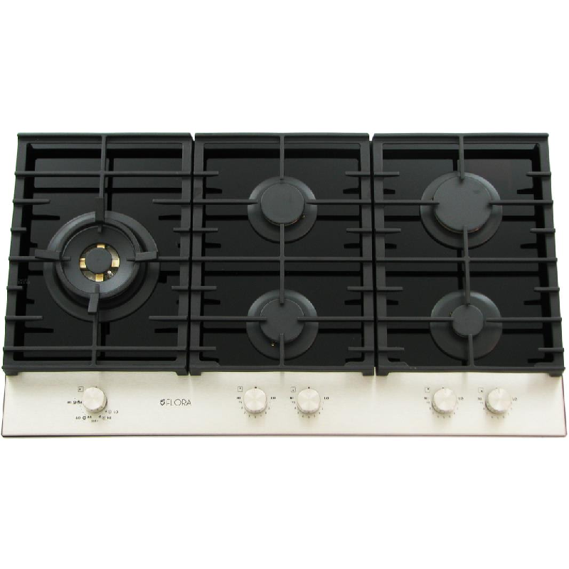 floraz hob 90cm black glass fzbh4-ctsfsbb-pro95bx