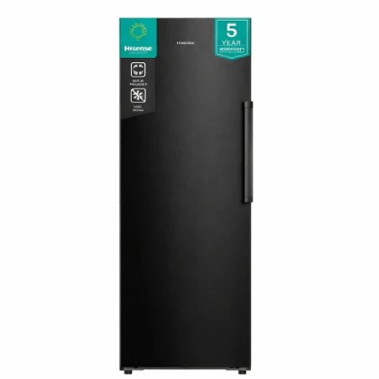 Hisense NoFrost Upright Refrigerator 310L Black Steel (RL5K480sbfe)