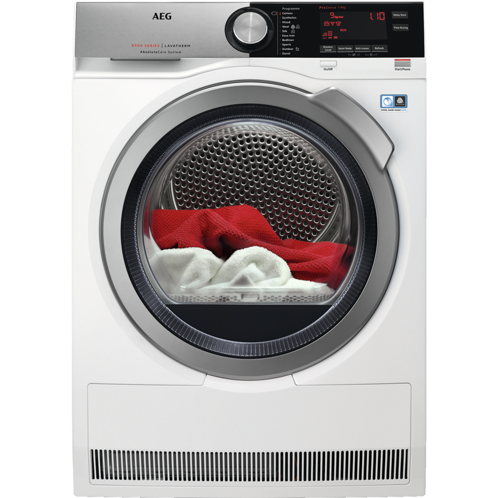 AEG Dryer 9Kg White A++ (TX8C9V2B)