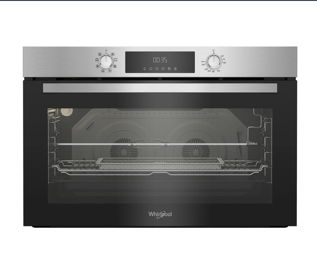 Whirlpool Built in Oven Electric 90cm 111Liter Fan Digital - Inox