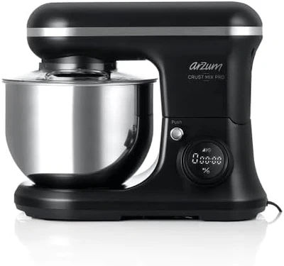 Arzum Kitchen Machine 5 Liter Crust Mix 1200W Stand Mixer - Black (AR1184)