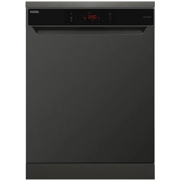 Vestel Dishwasher 9 Programs 4 Sprayer 14Sets - Drak Inox (DWFA3Y9N1DX)