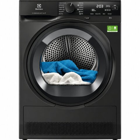 ELECTROLUX Dryer 9kg Heat Pump - Black