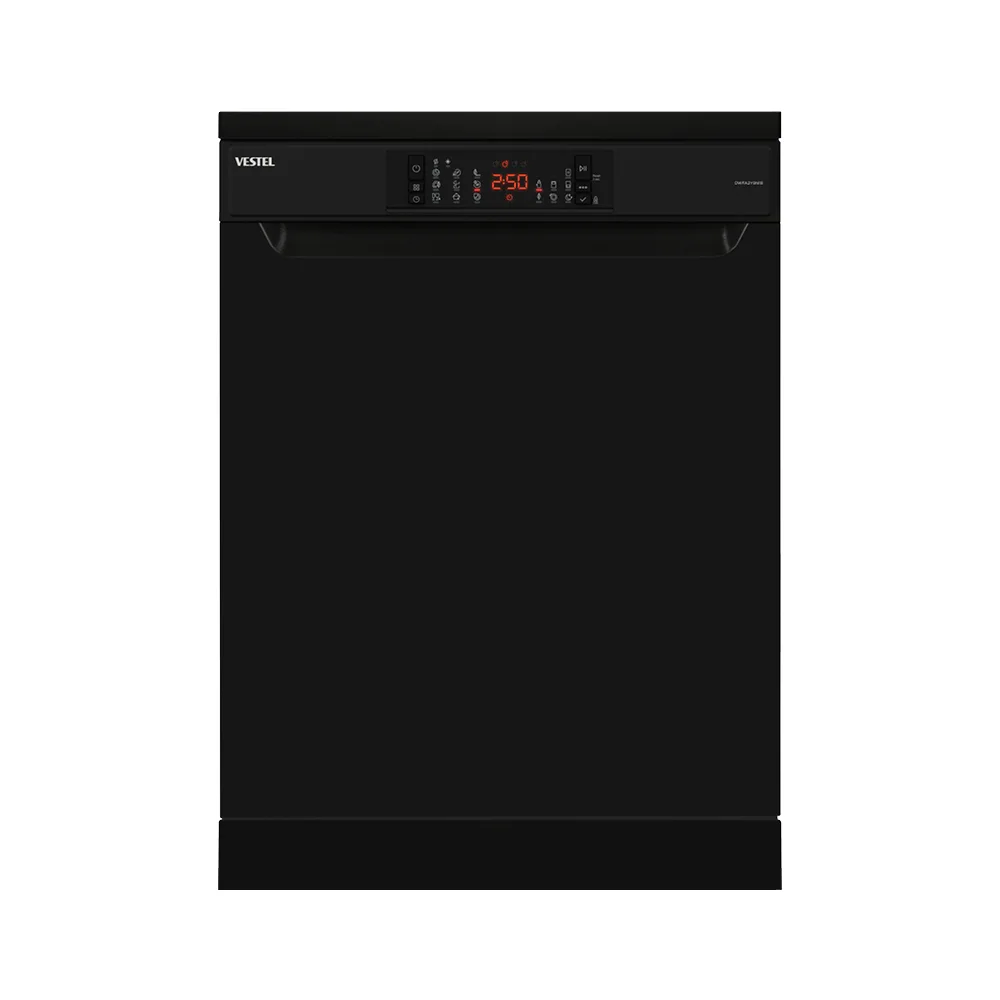 Vestel Dishwasher 9 Programs 4 Sprayer 14Sets - Black (DWFA2Y9N1B)