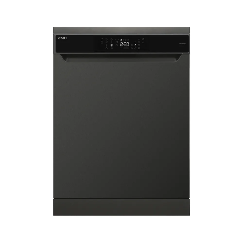 Vestel Dishwasher 10 Programs 4 Sprayer 14Sets - Dark Inox (DWFA4Y10N1DX)