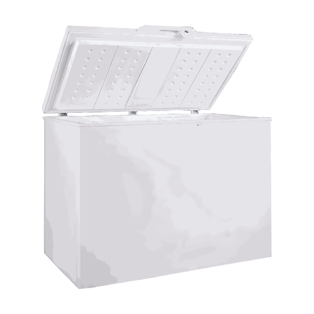 Chest Freezer 202L Glass White